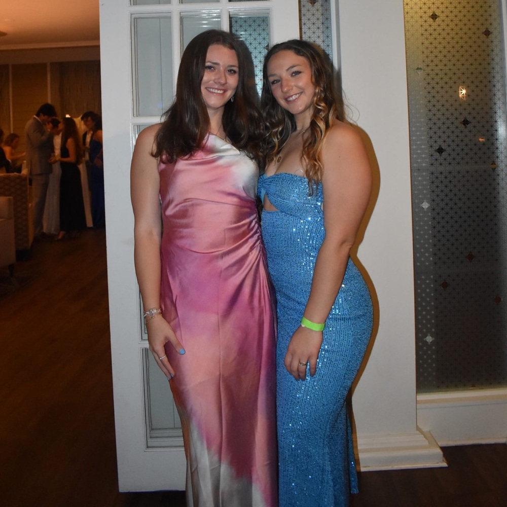 Pink and Blue Party Dress - Picture 2 of 7